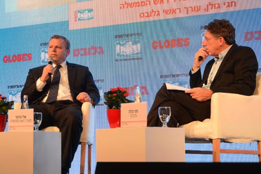 Eli Groner, Director General, Prime Minister's Office with Hagai Golan, Globes.   