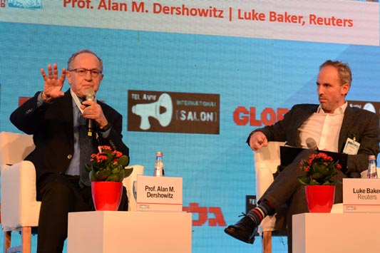 Luke Baker-Reuters , Prof. Alan M. Dershowitz-Harvard / :  